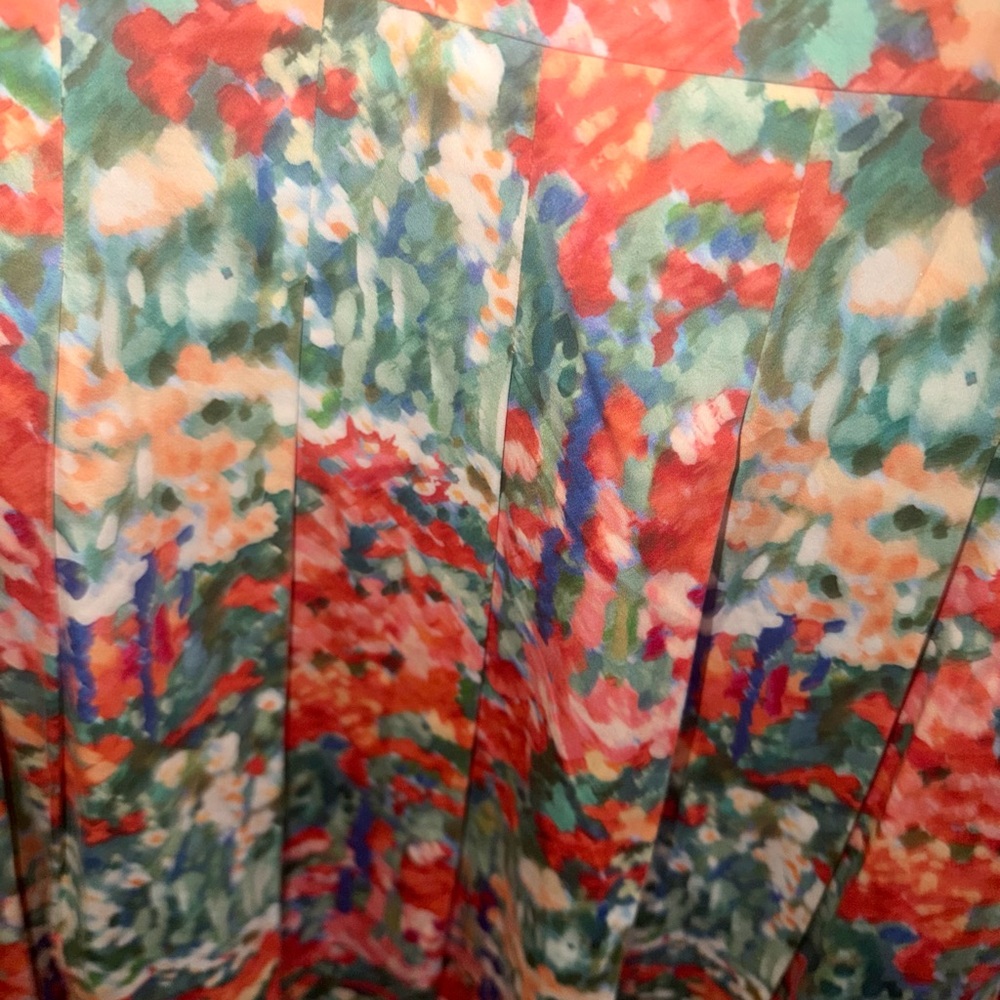 Talbots Multicolor Floral Midi Dress - Picture 2 of 2